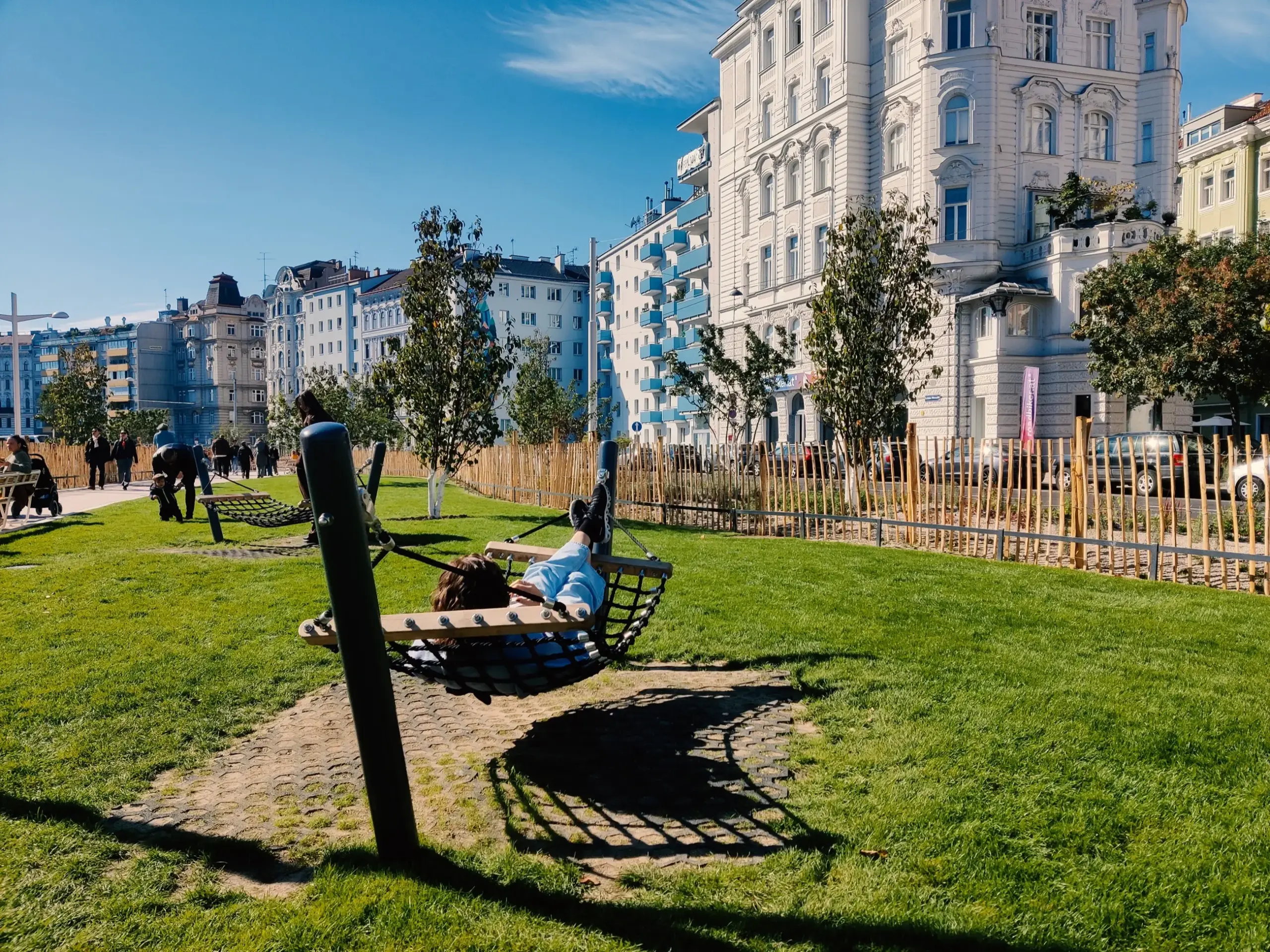 Naschpark Wien Hängematten